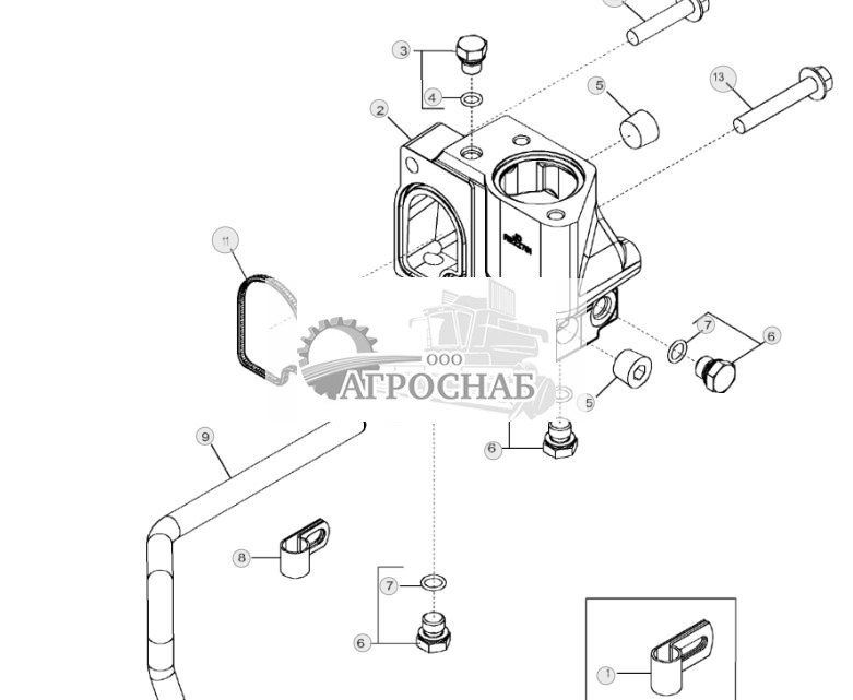3924 Корпус термостата (907226 - ) - ST857082 85.jpg